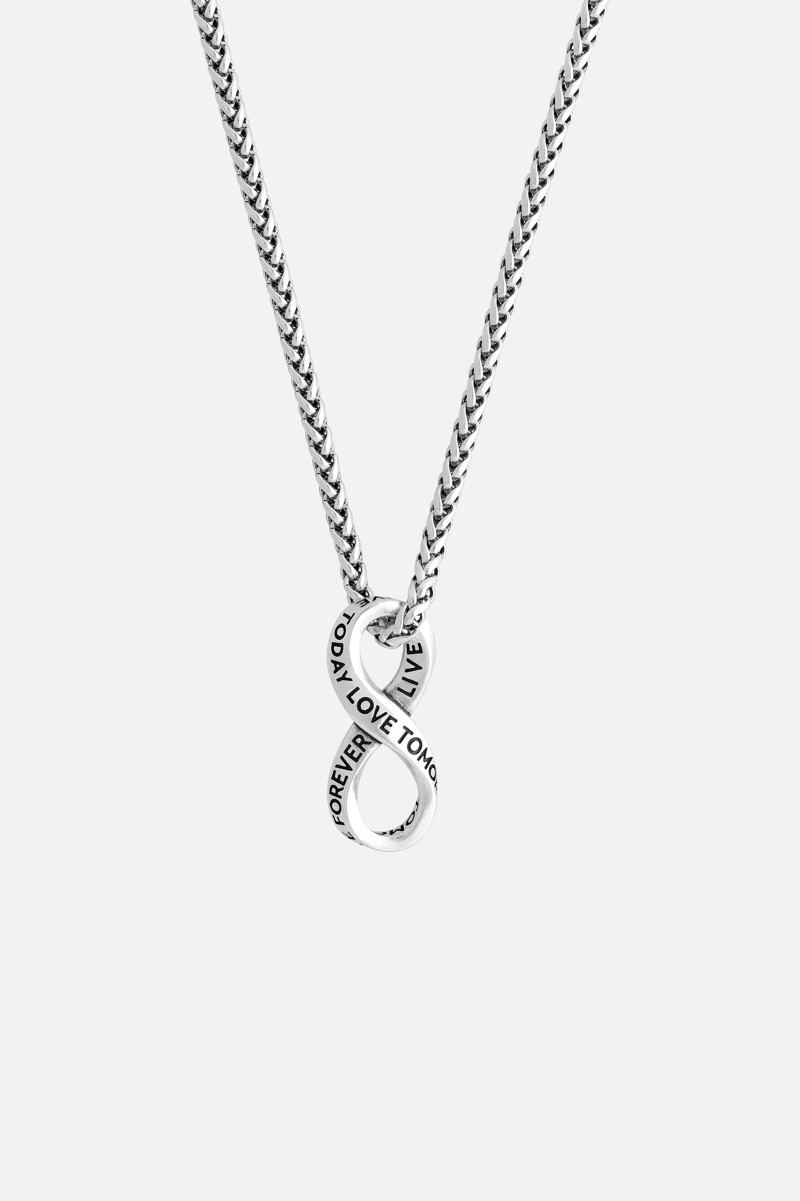INFINITY SLOGAN NECKLACE - 1