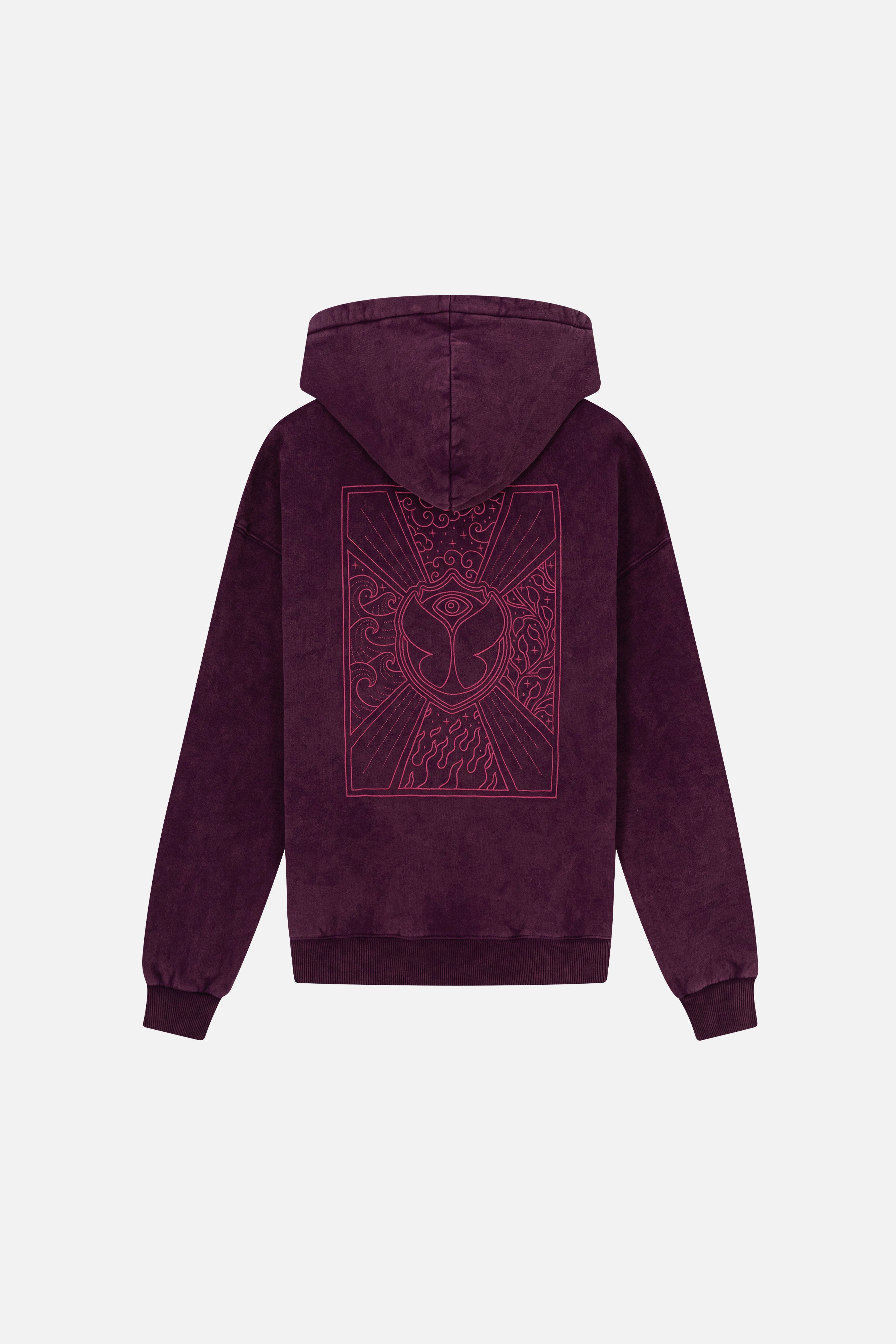 WASHED UNITY FLAG HOODIE WOMEN - 1